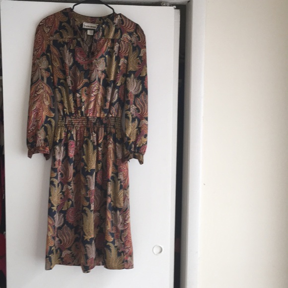 Vintage satin dress - Picture 6 of 7